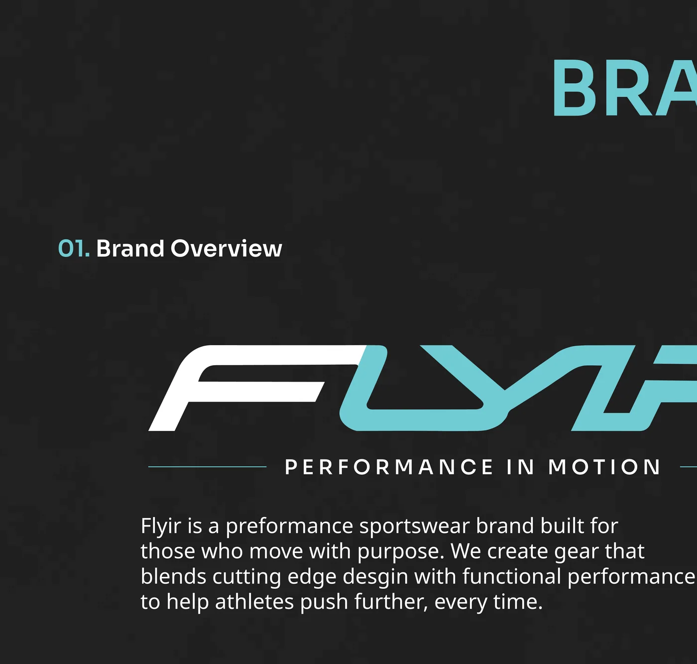 FLYIR athleisure brand identity created by Orvyn